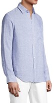Thumbnail for your product : Hartford Storm Slim-Fit Linen Stripe Shirt