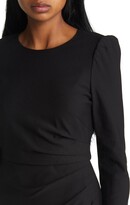 Thumbnail for your product : Eliza J Pleated Long Sleeve Dress