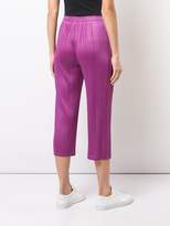 Thumbnail for your product : Pleats Please Issey Miyake cropped pleat trousers