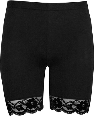 Lace Cycling Shorts | Shop the world's largest collection of fashion |  ShopStyle UK