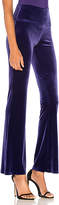 Thumbnail for your product : Norma Kamali Velvet Boot Pant