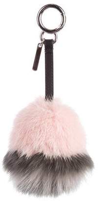 Fendi Mink & Fox Fur Buggies Bag Charm w/ Tags