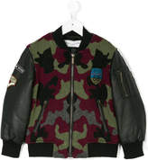 Thumbnail for your product : John Galliano camouflage bomber jacket