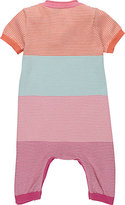 Thumbnail for your product : Bonnie Baby Mixed-Stripe Knit Coverall