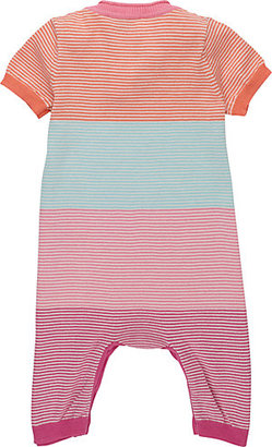 Bonnie Baby Mixed-Stripe Knit Coverall