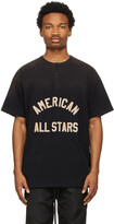 Thumbnail for your product : Fear Of God Black 'American All Stars' Short Sleeve Henley