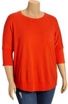 Thumbnail for your product : Old Navy Women's Plus Boxy Short-Sleeved Sweaters