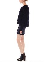 Thumbnail for your product : Derek Lam 10 Crosby Mohair Fur Combo Sweater