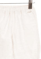 Thumbnail for your product : Chloé Girls' Metallic-Accented Bow-Adorned Pants Set