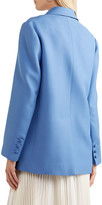Thumbnail for your product : Valentino Oversized Double-breasted Wool And Silk-blend Blazer