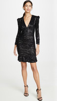 Thumbnail for your product : Rebecca Vallance Mona Ruched Sequin Mini Dress