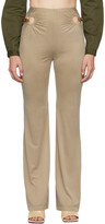 Thumbnail for your product : Dion Lee Beige Horse Bit Trousers