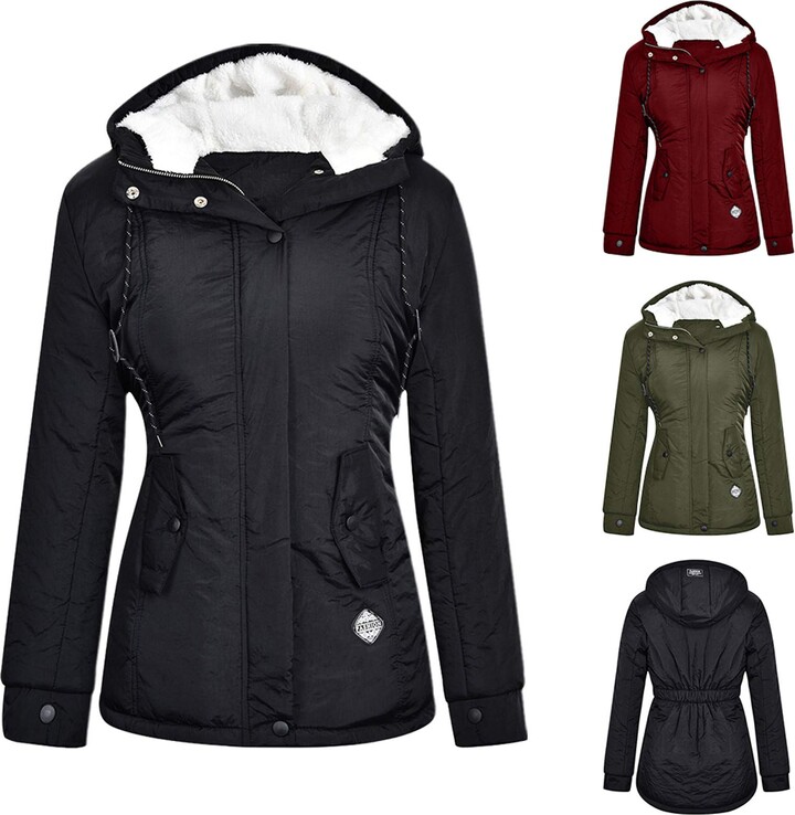 DGHM quilted jackets women uk jacket button long black coat ladies