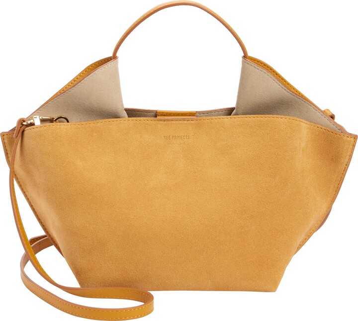 REE PROJECTS Mini Ann Suede Tote