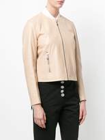 Thumbnail for your product : Dondup cropped leather jacket