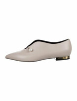 Thumbnail for your product : Coliac Leather Crystal Embellishments Ballet Flats