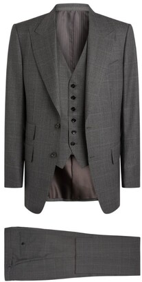 Tom Ford Windsor Check 3-Piece Suit - ShopStyle