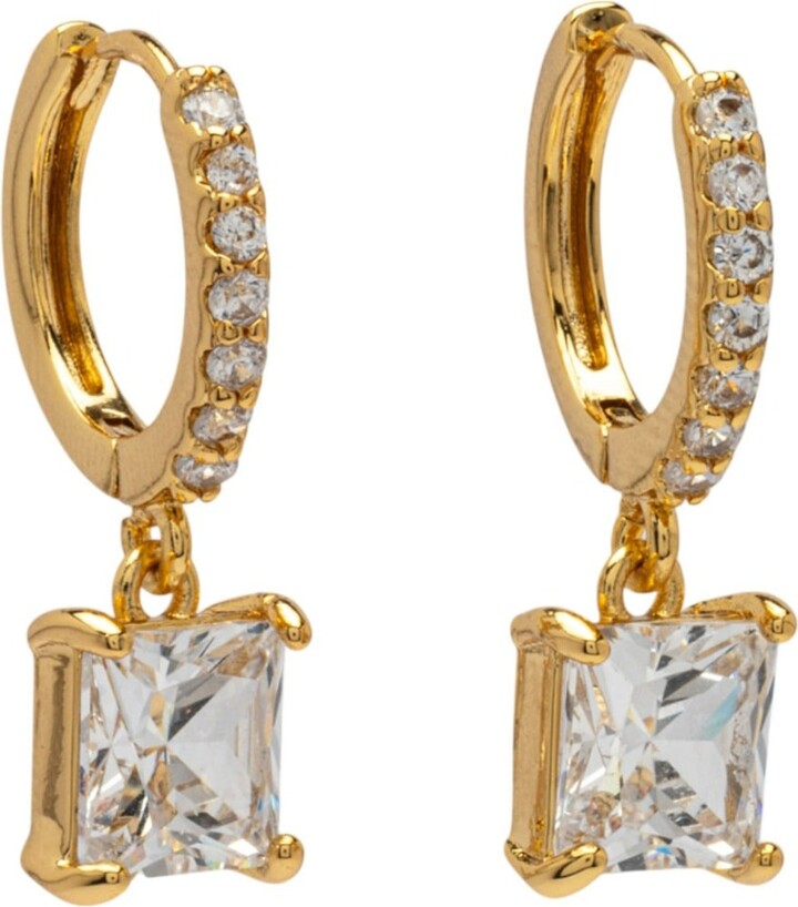 Uchi & Soto Shikaku Gold Stone Earrings