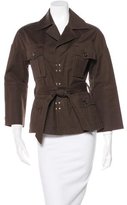 Thumbnail for your product : DSQUARED2 Notch-Lapel Belted Jacket
