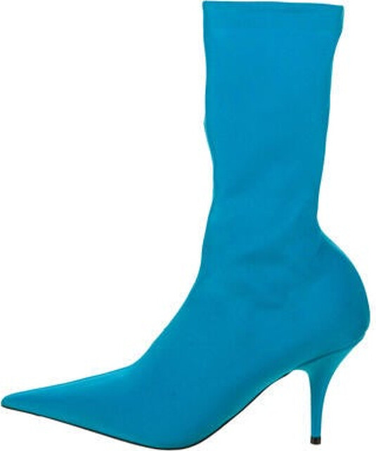 Balenciaga Blue Boots | ShopStyle