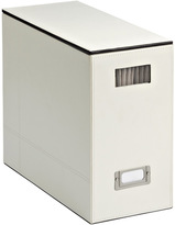 Thumbnail for your product : Container Store Mercer Desktop File Ivory/Black