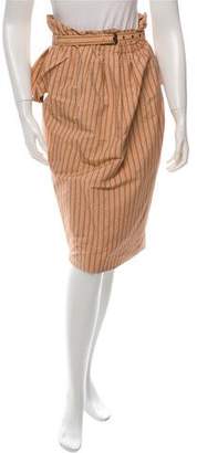 Bottega Veneta Belted Knee-Length Skirt w/ Tags