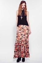 Thumbnail for your product : For Love & Lemons Holy Skirt in Dark Floral