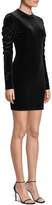 Thumbnail for your product : Black Halo Tannah Velvet Ruched Sleeve Dress