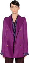 Nina Ricci Oversized Wool & Silk Gabardine Jacket