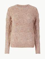 Thumbnail for your product : Per Una Per UnaMarks and Spencer Cable Knit Relaxed Fit Jumper
