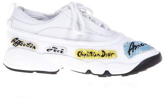 Christian Dior Embellished Leather Sneakers