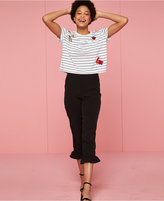 Thumbnail for your product : SHIFT Juniors' Ruffled Cropped Pants, Created for Macy's