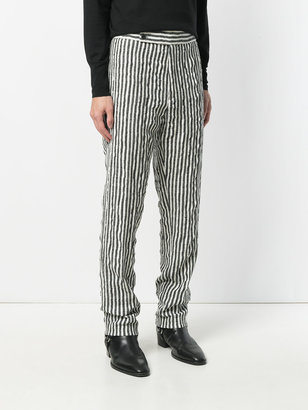 Haider Ackermann striped trousers
