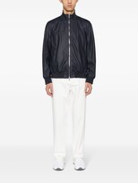 Thumbnail for your product : Brunello Cucinelli Leather Bomber Jacket
