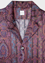 Thumbnail for your product : Paul Smith Men's Purple Paisley Print Silk Short-Sleeve Pyjamas