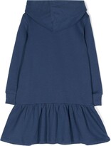 Thumbnail for your product : Ralph Lauren Kids Polo Bear hooded peplum dress