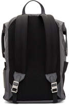 Thumbnail for your product : Fendi Grey and Black Nylon Vocabulary Backpack