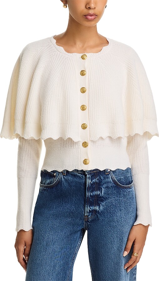 LoveShackFancy Daelyn Cardigan Sweater