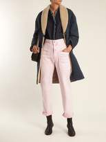 Thumbnail for your product : Etoile Isabel Marant Lana High Rise Straight Leg Trousers - Womens - Light Pink