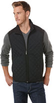 Thumbnail for your product : Perry Ellis Big and Tall Quilted Mixed Media Vest