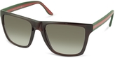 Thumbnail for your product : Gucci Large Rectangle Frame Sunglasses