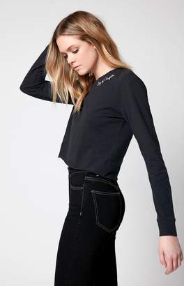 Kendall + Kylie Cropped Long Sleeve T-Shirt