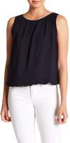 Thumbnail for your product : Max Studio Solid Sleeveless Pleated Blouse