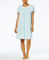 Thumbnail for your product : Miss Elaine Women's Short-Sleeve Embroidered Nightgown