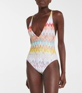 Thumbnail for your product : Missoni Mare Exclusive to Mytheresa – Zig-zag knit swimsuit