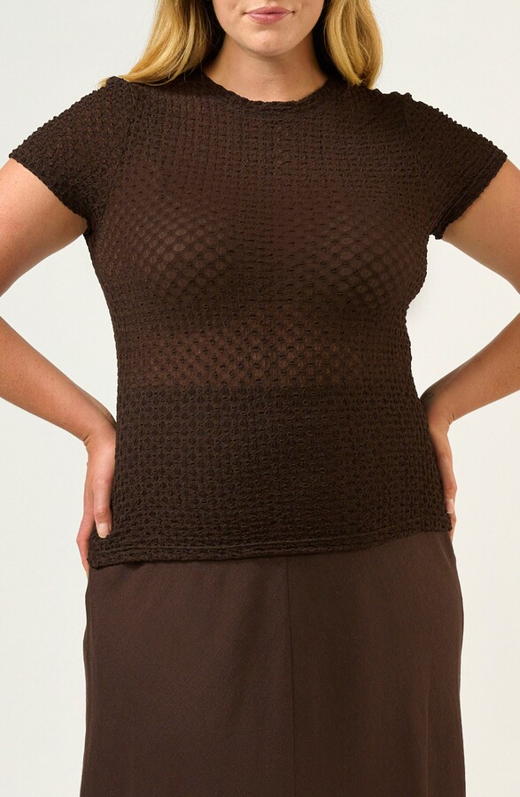 Estelle Naomi Texture Knit Top