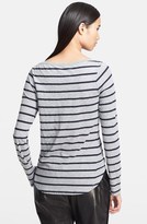 Thumbnail for your product : A.L.C. Stripe Jersey Long Sleeve Tee
