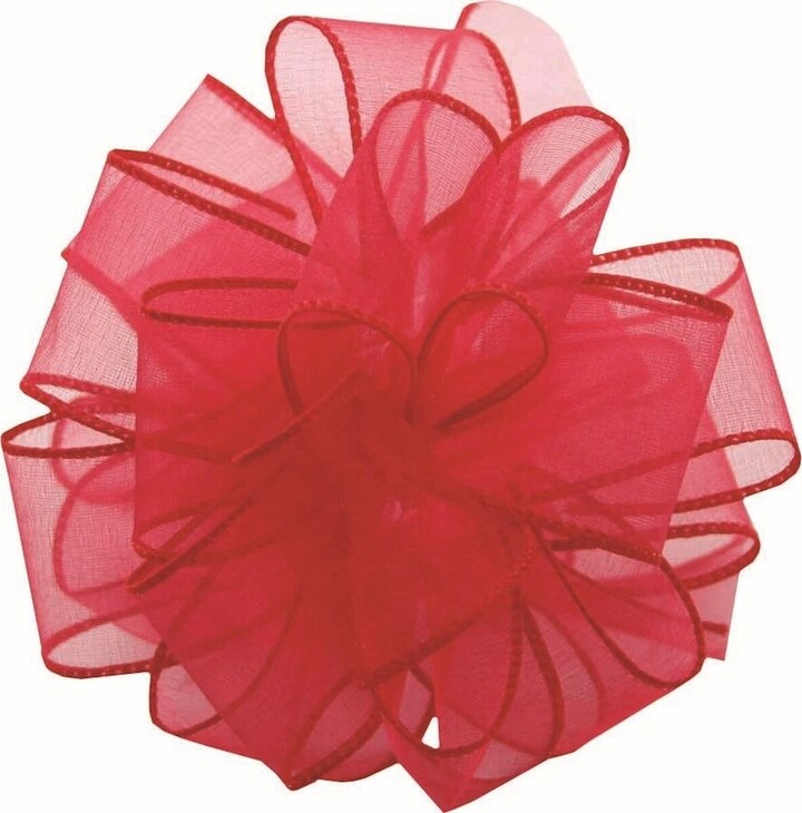 1.5x7Yd Fringe Chiffon Ribbon for Flower Bouquet,Ribbon for Gift
