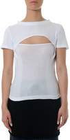 Thumbnail for your product : Alexander Wang White Cotton T-shirt With Tank Effect