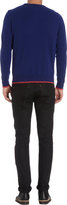 Thumbnail for your product : Barneys New York Tipped Crewneck Sweater